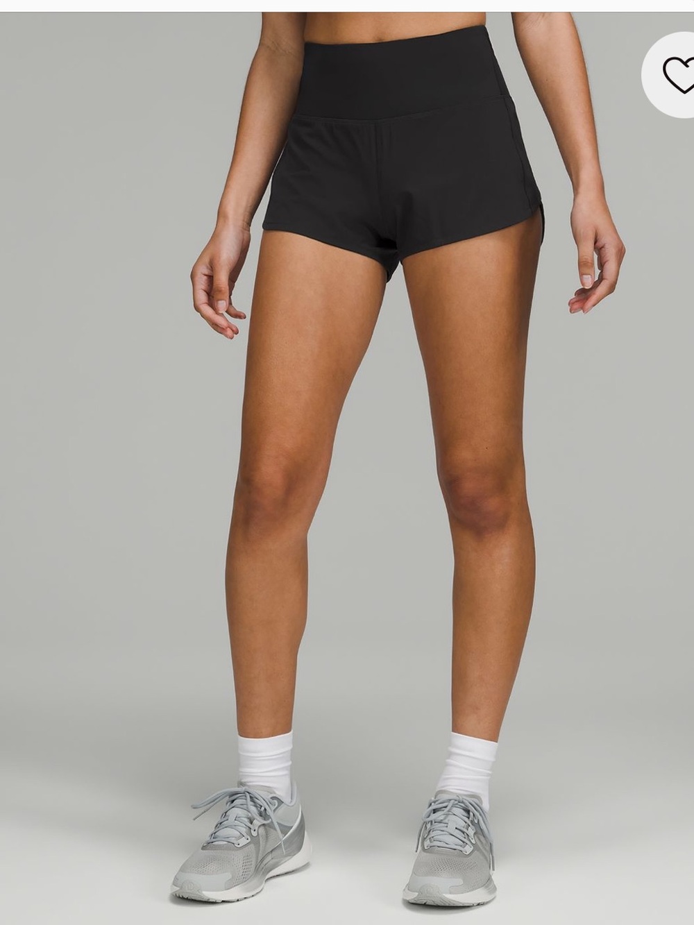 Lululemon Athletica  Speed Up Shorts with 2 1/2” inseam, size 6 in black - Picture 4 of 10